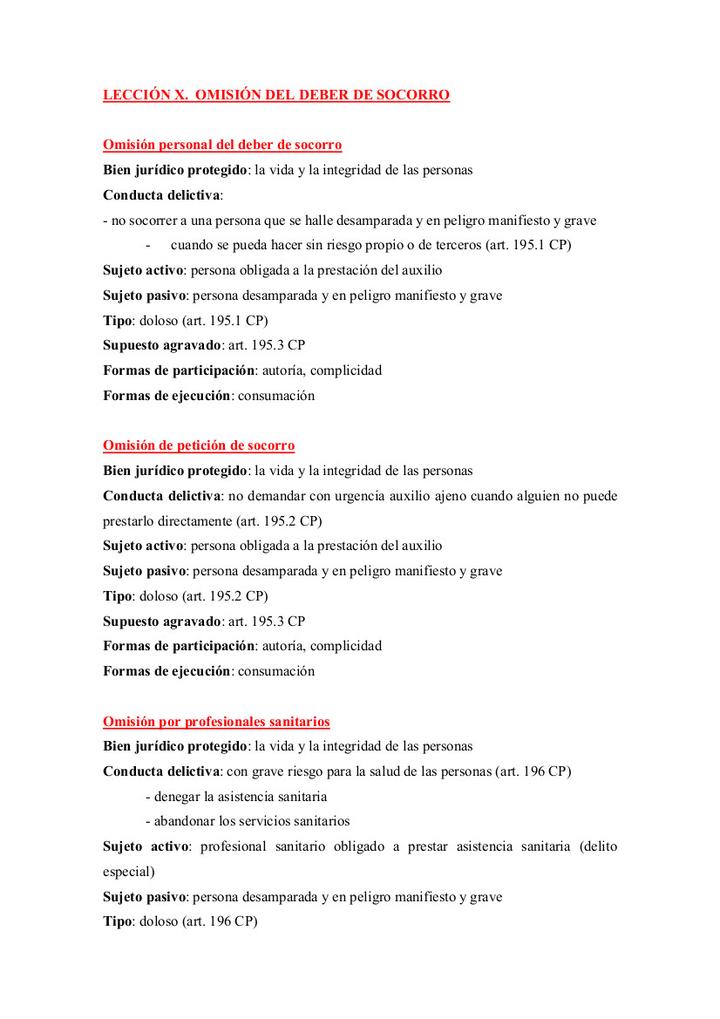 Ficha Del Delito De Omisi n De Socorro Juspedia Ficha Del Delito De Omisi n De Socorro Juspedia